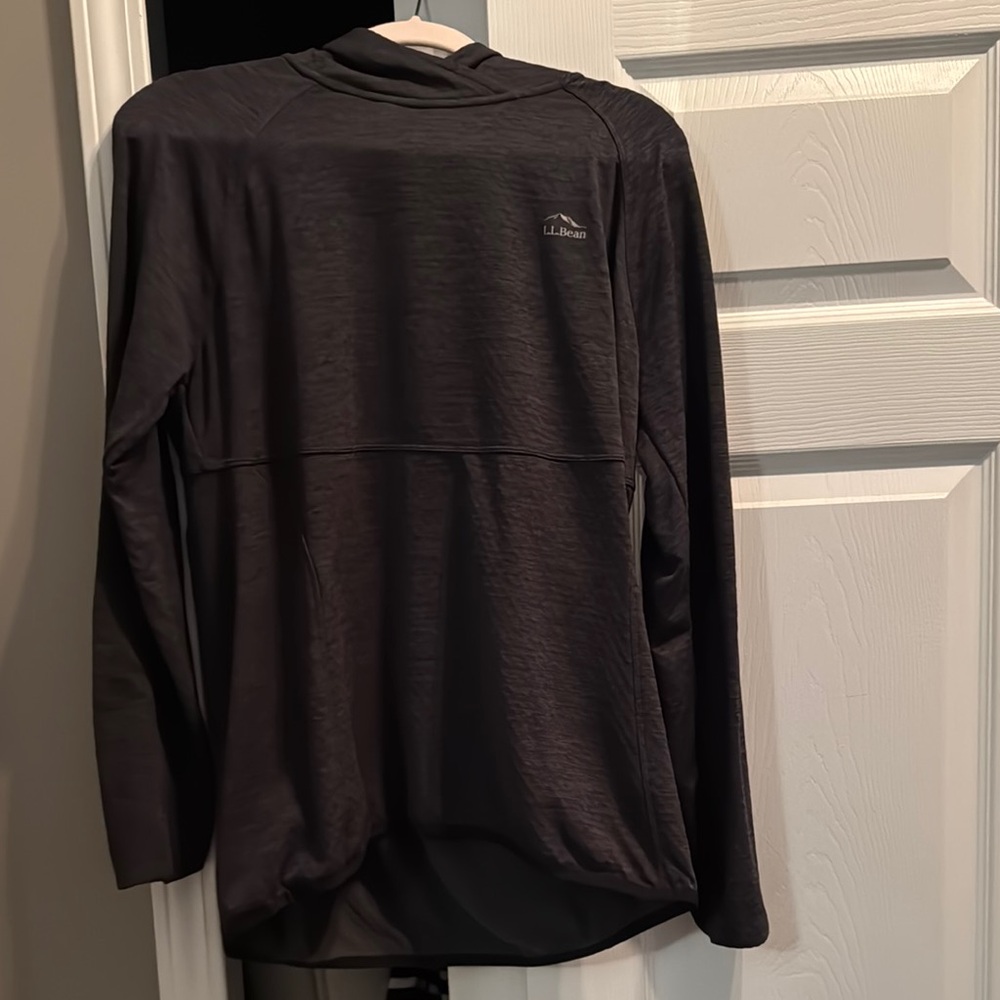L.L. Bean Black Long Sleeve Tee Moisture-Wicking